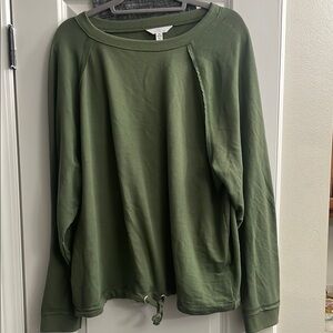 Green Long Sleeve Sweatshirt